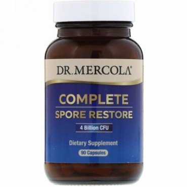 Dr. Mercola, コンプリート スポアレストア、40億CFU、90粒