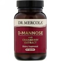 Dr. Mercola, D-マンノース＆クランベリーエキス、カプセル60粒