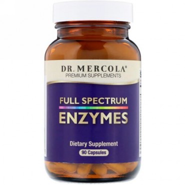 Dr. Mercola, 酵素、フルスペクトラム、90カプセル