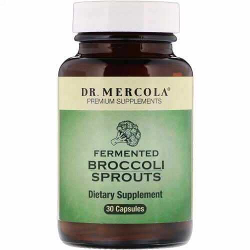 Dr. Mercola, 発酵ブロッコリースプラウト、30カプセル
