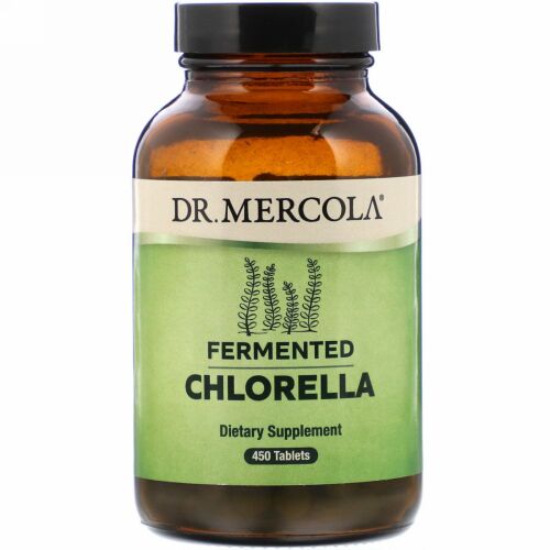 Dr. Mercola, 発酵クロレラ、450粒