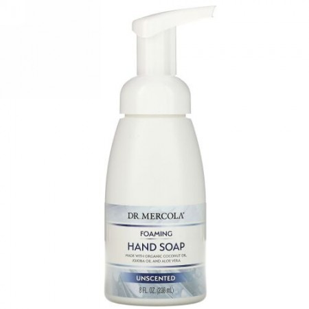 Dr. Mercola, 泡立ちハンドソープ、無香料、7 液体オンス（207 ml）