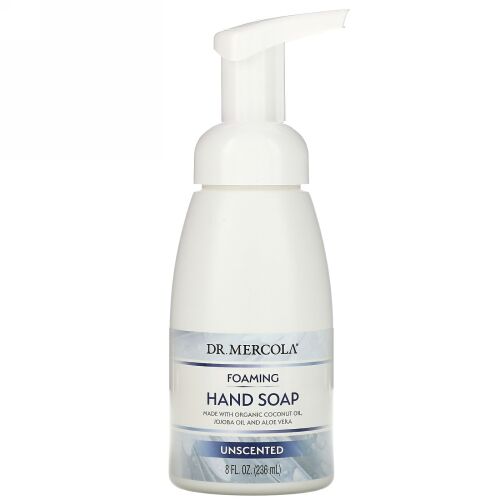 Dr. Mercola, 泡立ちハンドソープ、無香料、7 液体オンス（207 ml）