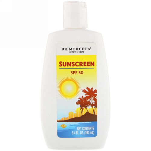Dr. Mercola, Healthy Skin, Sunscreen, SPF 50, 5.4 fl oz (160 g) (Discontinued Item)