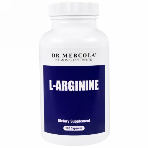 Dr. Mercola, L-アルギニン、120カプセル (Discontinued Item)