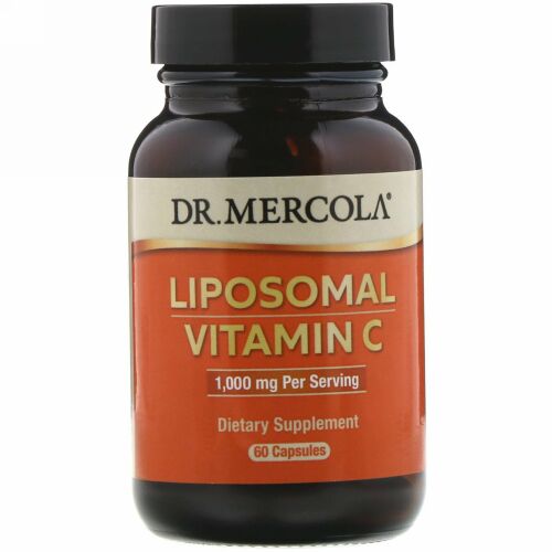 Dr. Mercola, リポソームビタミンC、1,000 mg、60粒
