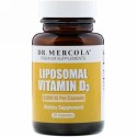 Dr. Mercola, リポソマル ビタミン D、 5、000 IU、 30カプセル