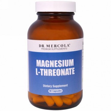 Dr. Mercola, マグネシウムL-トレオン、90カプセル