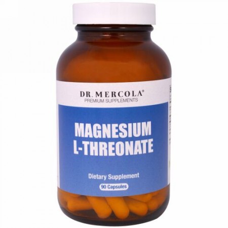 Dr. Mercola, マグネシウムL-トレオン、90カプセル