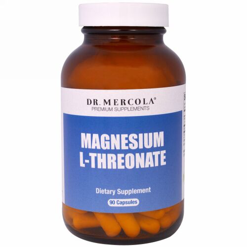 Dr. Mercola, マグネシウムL-トレオン、90カプセル