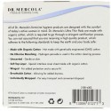 Dr. Mercola, オーガニックコットン超薄型パッド、昼用羽付き、10枚