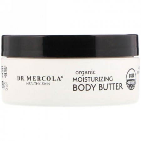 Dr. Mercola, Organic Moisturizing Body Butter, Unscented, 4 oz (113 g) (Discontinued Item)