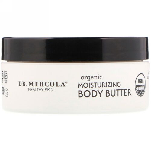Dr. Mercola, Organic Moisturizing Body Butter, Unscented, 4 oz (113 g) (Discontinued Item)