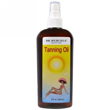 Dr. Mercola, 日焼けオイル、8液量オンス (236 ml)
