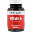 Dr. Mercola, ビタミン K2、180 mcg、90カプセル