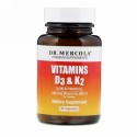 Dr. Mercola, ビタミンD3 & K2、30錠