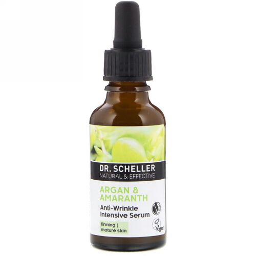 Dr. Scheller, シワ防止インテンシブセラム、アルガン&アマランス、1.0液量オンス (30 ml)