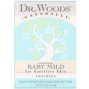 Dr. Woods, Baby Mild Bar Soap, Soothing, Unscented, 5.25 oz (149 g)