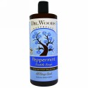 Dr. Woods, シア ビジョン, ピュア ペパーミント キャスティル ソープ, 32 fl oz (946 ml)