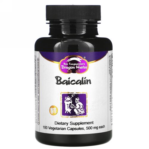 Dragon Herbs, バイカリン、425 mg、100ベジキャップ