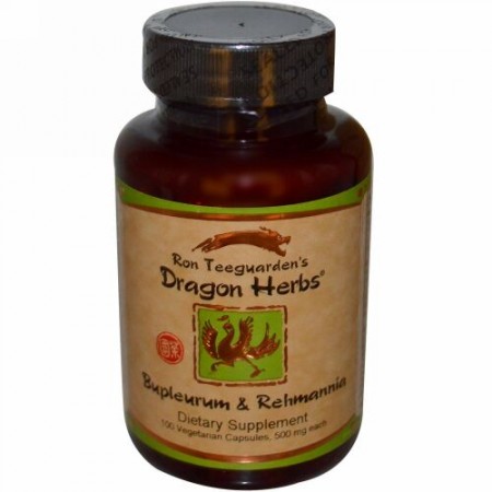 Dragon Herbs, Bupleurum & Rehmannia, 500 mg, 100 Vegetarian Capsules (Discontinued Item)
