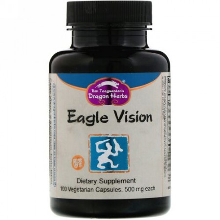 Dragon Herbs, イーグルビジョン、 500 mg、 100植物性カプセル (Discontinued Item)