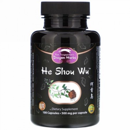Dragon Herbs, He Shou Wu, 500 mg, 100 Capsules