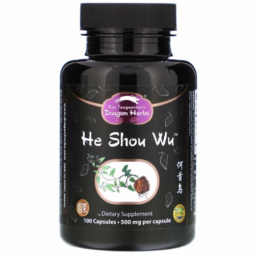 Dragon Herbs, He Shou Wu, 500 mg, 100 Capsules