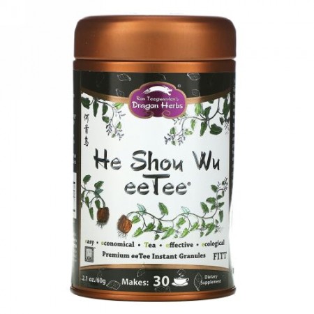 Dragon Herbs, He Shou Wu eeTee、2.1 オンス (60 g) (Discontinued Item)