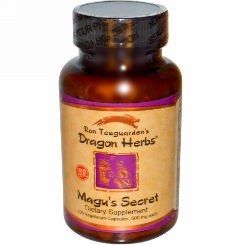 Dragon Herbs, マグーのシークレット、 500 mg、 100ベジキャップ