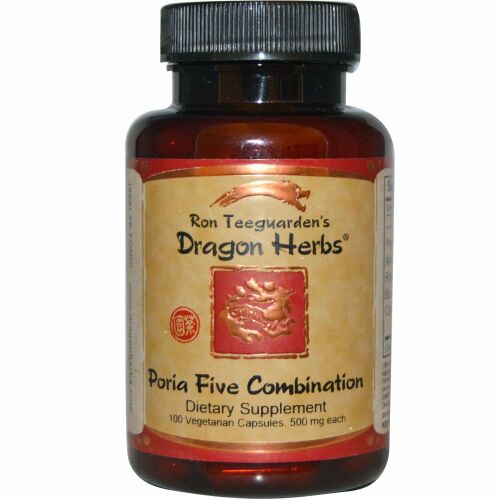 Dragon Herbs, ポリア ファイブ コンビネーション、500 mg、100ベジカプセル (Discontinued Item)