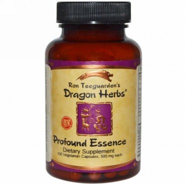 Dragon Herbs, プロファウンド エッセンス, 500 mg, 100 ベジタリアンカプセル