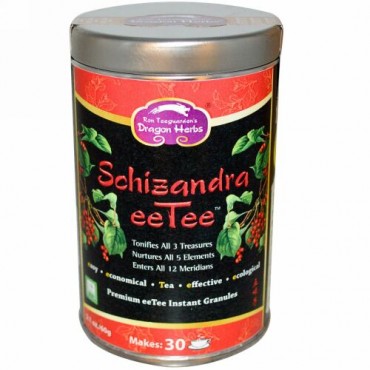 Dragon Herbs, Schizandra eeTee™, プレミアム eeTee インスタント顆粒, 2.1 オンス (60 g) (Discontinued Item)