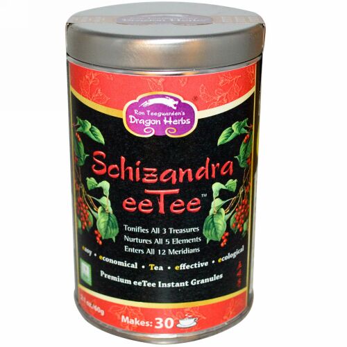 Dragon Herbs, Schizandra eeTee™, プレミアム eeTee インスタント顆粒, 2.1 オンス (60 g) (Discontinued Item)