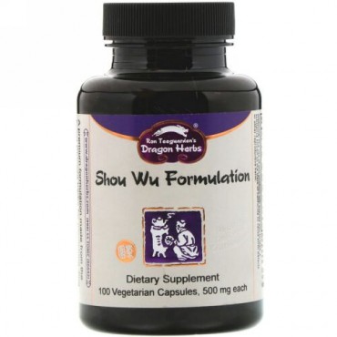 Dragon Herbs, Shou Wu Formulation, 500 mg, 100 Vegetarian Capsules