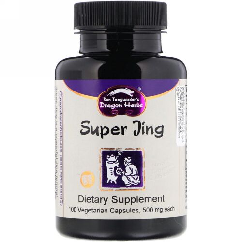 Dragon Herbs, スーパージン、 500 mg、 100ベジキャップ