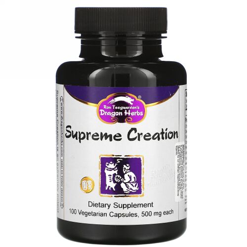 Dragon Herbs, スプリームクリエーション、 500 mg、 100ベジキャップ