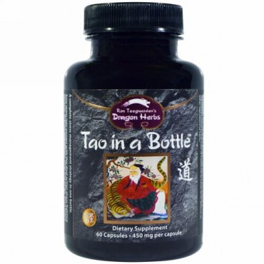 Dragon Herbs, ボトルに入ったタオ（宇宙の究極原理）（Tao in a Bottle）, 450 mg, 60カプセル