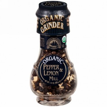 Drogheria & Alimentari, Organic Pepper & Lemon Mill, 1.41 oz (40 g) (Discontinued Item)