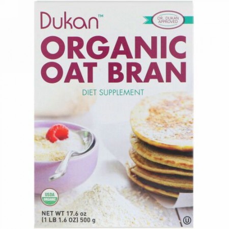 Dukan Diet, オーガニックオーツ麦ブラン, 17.6 oz (500 g) (Discontinued Item)
