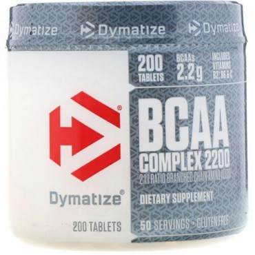 Dymatize Nutrition, BCAA Complex 2200, 200 Tablets (Discontinued Item)