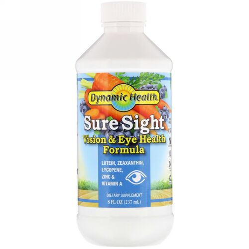 Dynamic Health  Laboratories, Sure Sight, Vision & Eye Health Formula, 8 fl oz (237 ml) (Discontinued Item)