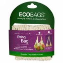 ECOBAGS, マーケットコレクション, ストリングバッグ®, トートハンドル 10 インチ, ナチュラル, 1 個