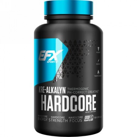 EFX Sports, Kre-Alkalyn Hardcore、カプセル120 錠