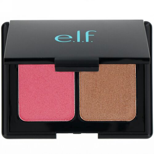E.L.F., Aqua Beauty, Aqua-Infused Blush & Bronzer, Bronzed Pink Beige, 0.29 oz (8.5 g) (Discontinued Item)