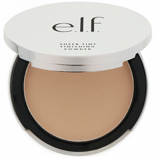 E.L.F., ビューティフルベア, シアティント仕上げ用パウダー, ライト/ミディアム, 0.33 oz (9.4 g)