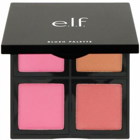 E.L.F., チークパレット、ライト、パウダー、13.6 g