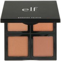 E.L.F., ブロンザーパレット、ディープブロンザー、0.42オンス (12 g) (Discontinued Item)