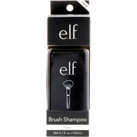 E.L.F., ブラッシュシャンプー、クリア、4.1液量オンス (120 ml) (Discontinued Item)