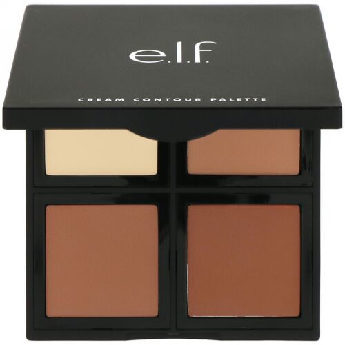E.L.F., クリーム・コントゥア・パレット、4シェード、0.43オンス（12.4 g）